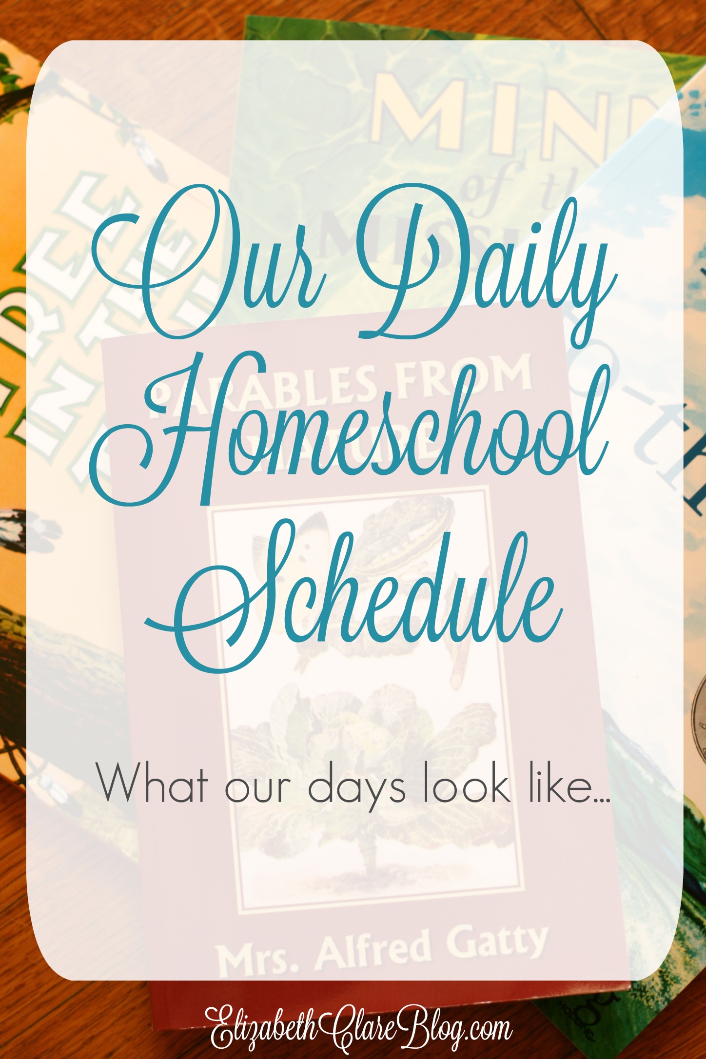 Daily Homeschool Schedule 2015 – 2016