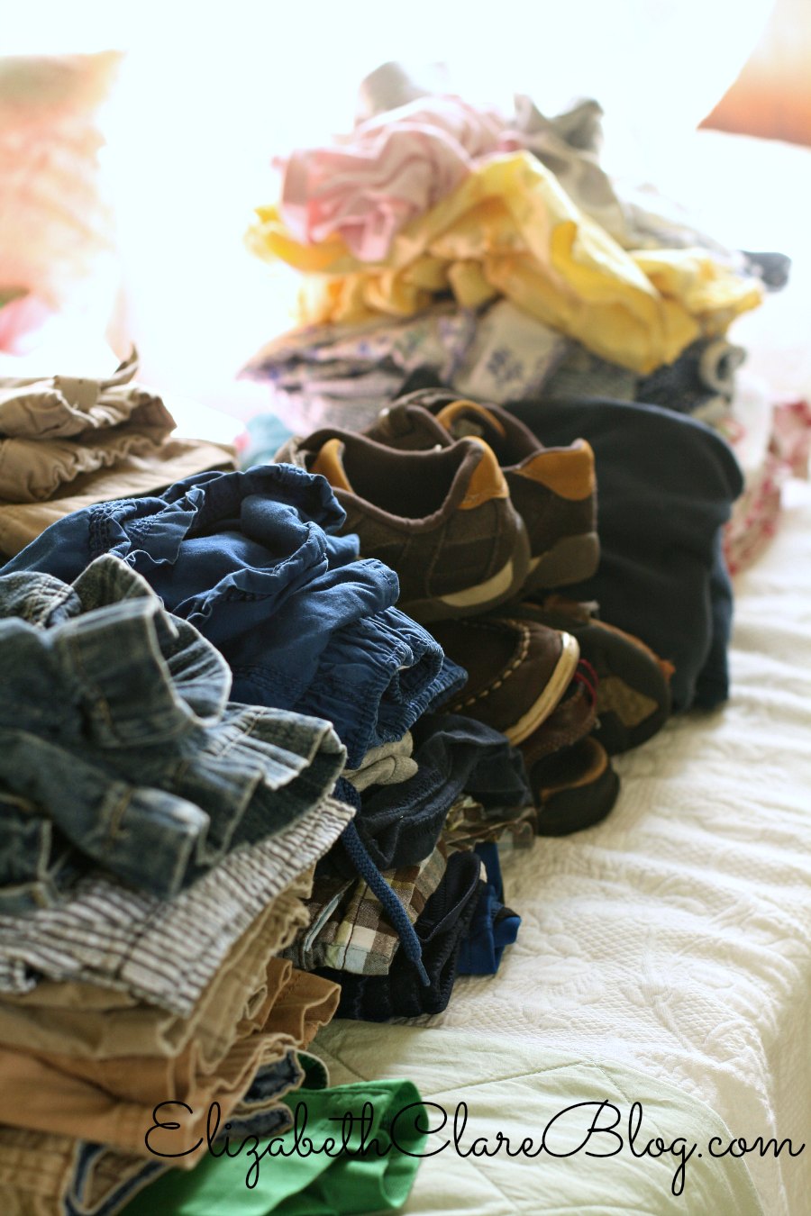 Seasonal Kid’s Clothing Switch:  Sort, Toss, Donate, Store