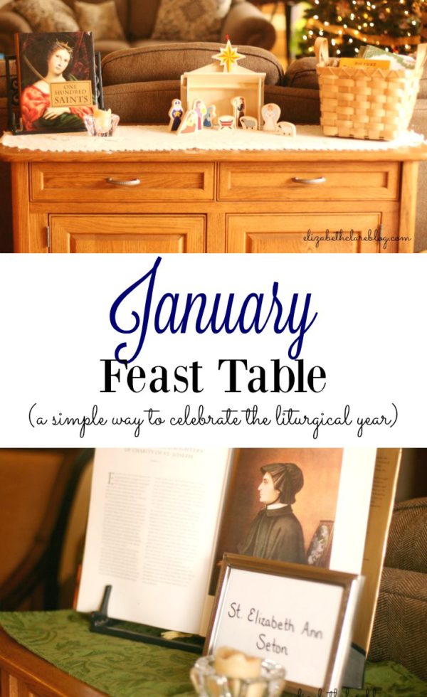 January's Feast Table and Celebrations elizabeth clare