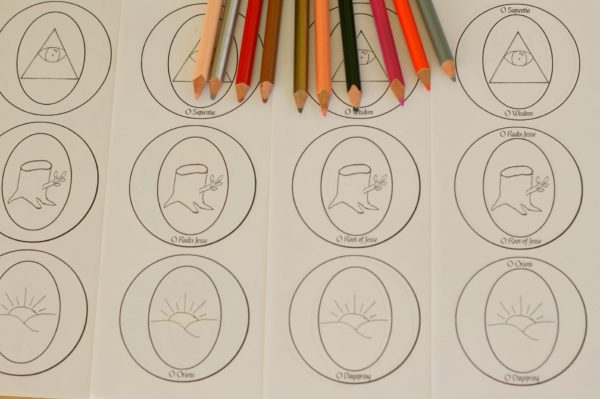 Printable O Antiphon Ornaments - elizabeth clare