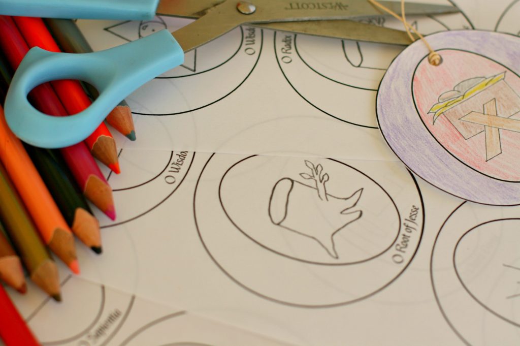 Printable O Antiphon Ornaments - elizabeth clare