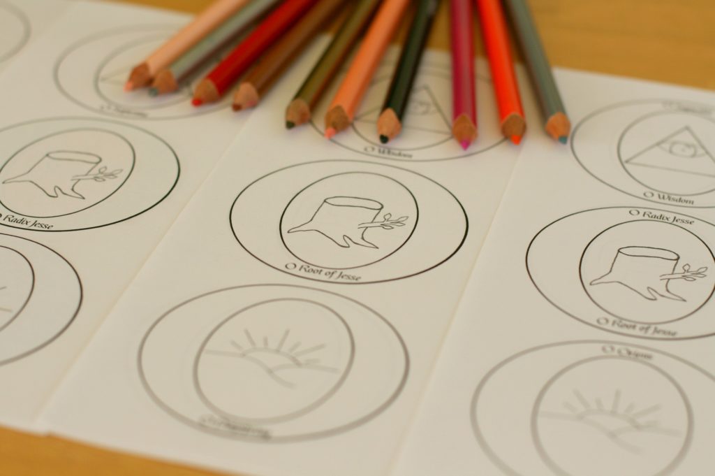 Printable O Antiphon Ornaments - elizabeth clare