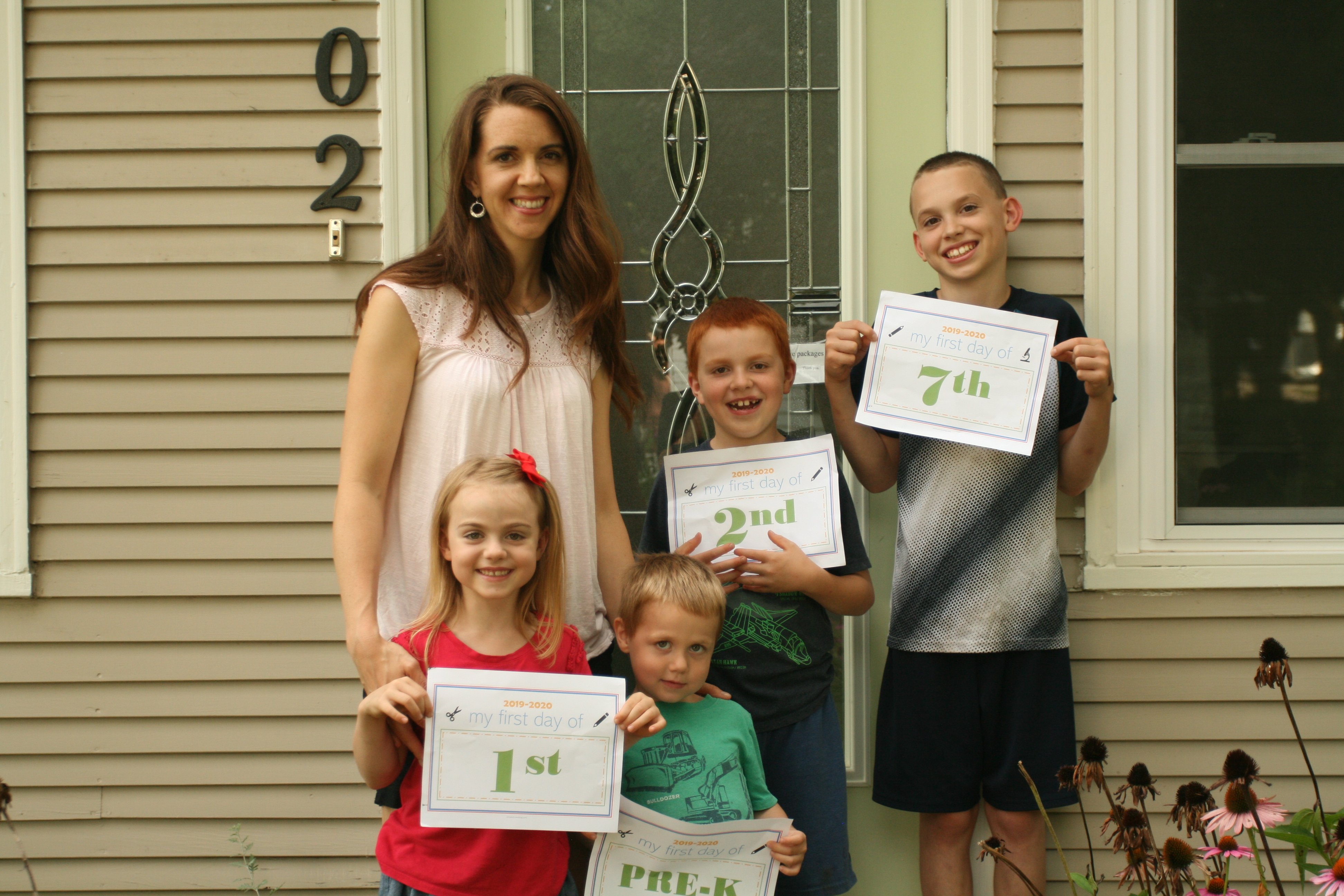 Quick {and Catholic} First Day of School Printable Signs and Interviews