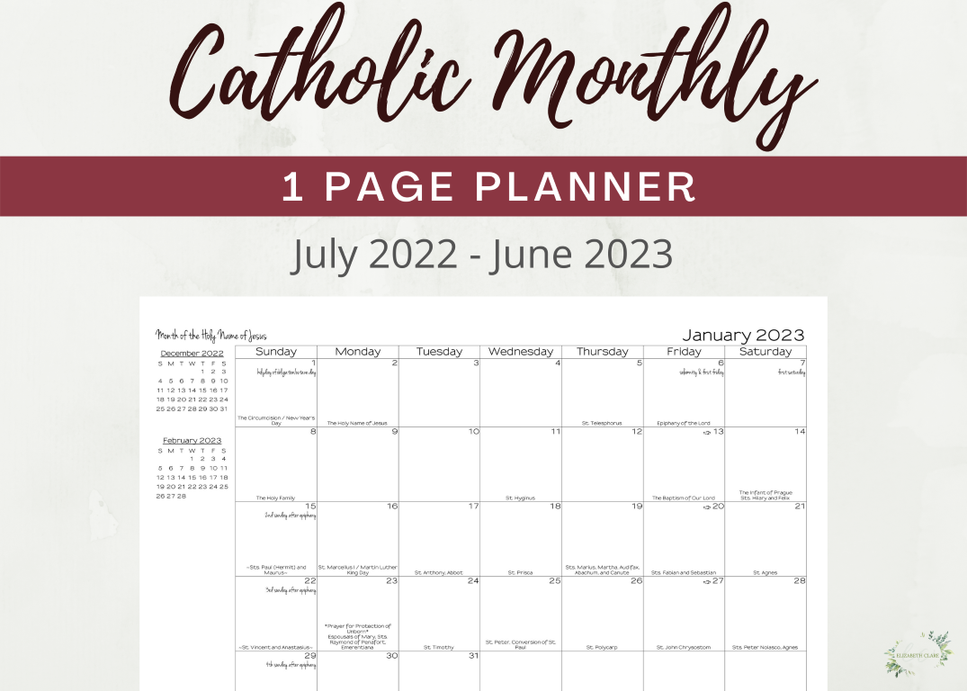 Traditional Catholic Calendar 2023 Get Calendar 2023 Update