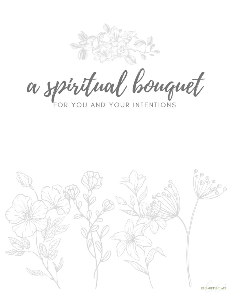 Just what is a spiritual bouquet? A simple guide elizabeth clare