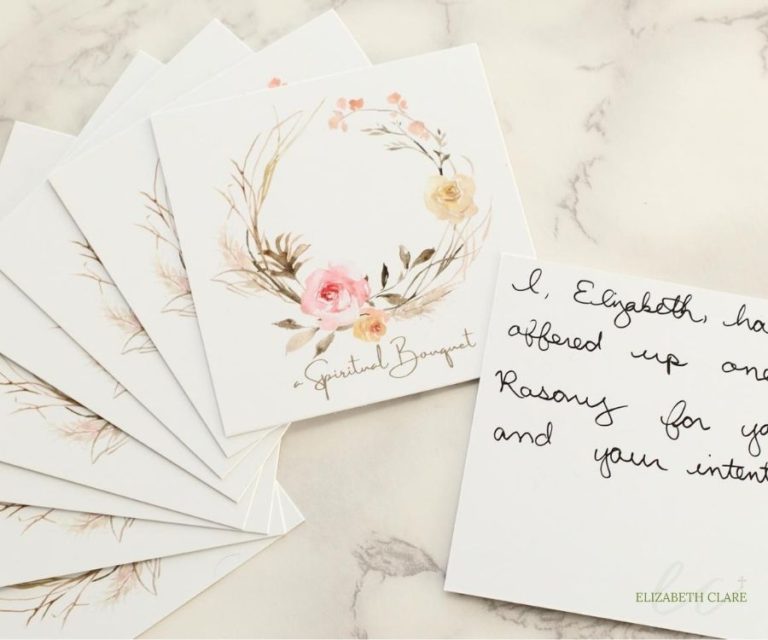 Just what is a spiritual bouquet? A simple guide elizabeth clare