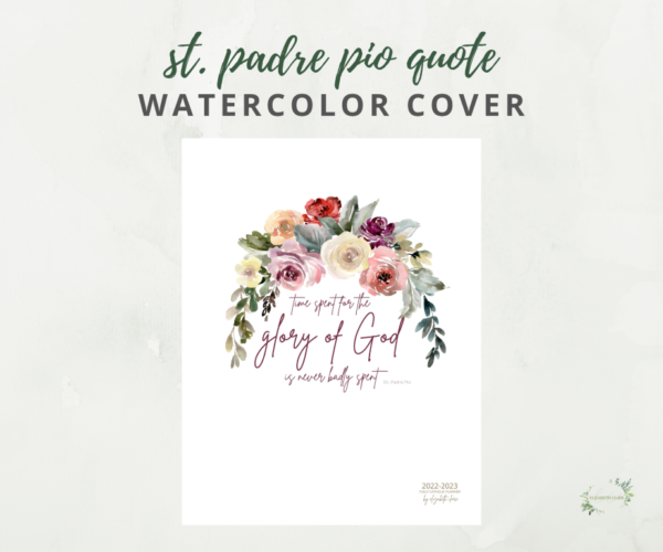 2023 Catholic Monthly Planner PDF Printable - elizabeth clare